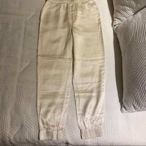 Zara satin joggers